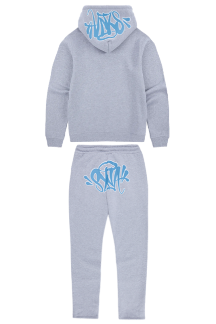 Synaworld OG Syna Tracksuit – Grey/Sky Blue
